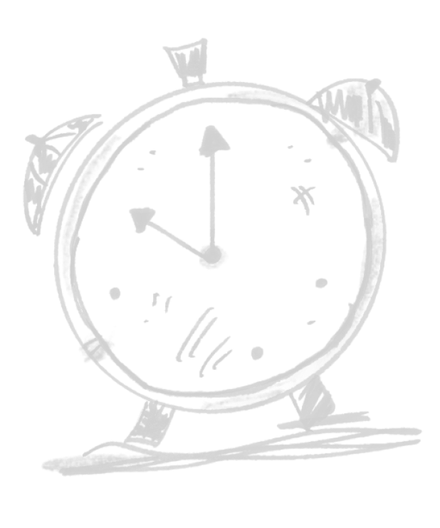 Clock illustration representing timely salary payments